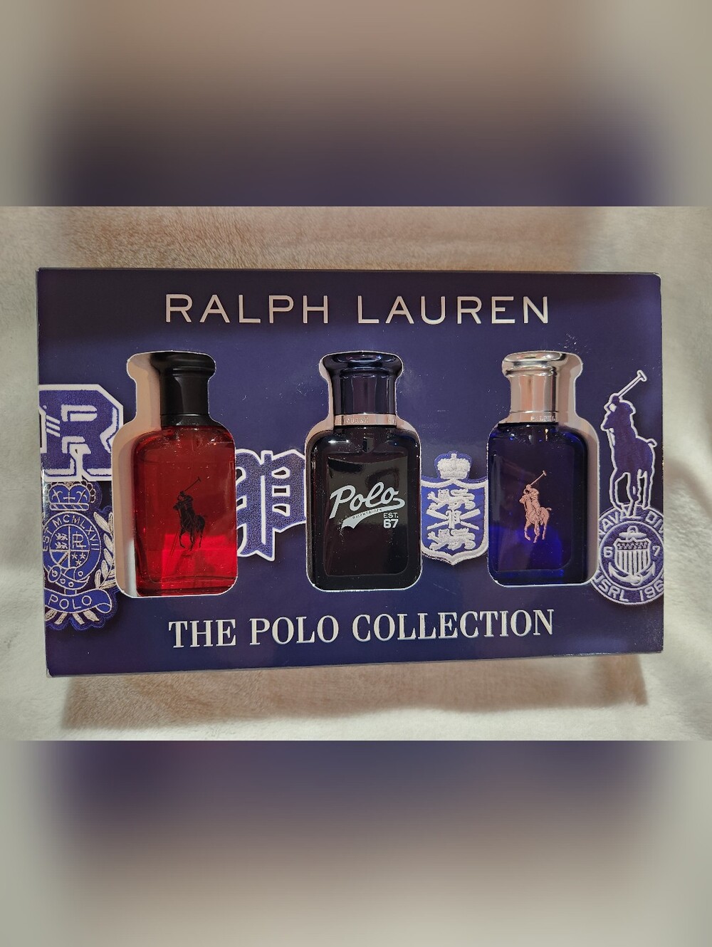 Ralph Lauren 3-piece The Polo Collection – Polo Red, Polo 67, Polo Blue, NIB